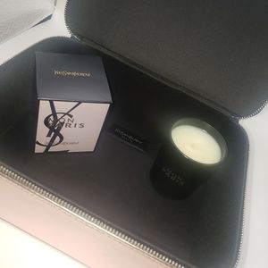 Yves Saint Laurent Makeup box and Candle